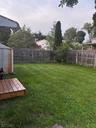 View of backyard