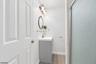 Master bath with shower stall