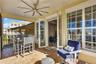 2nd Floor Covered/ Screened Patio off of the Living Room