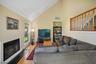 High ceilings in Family Room