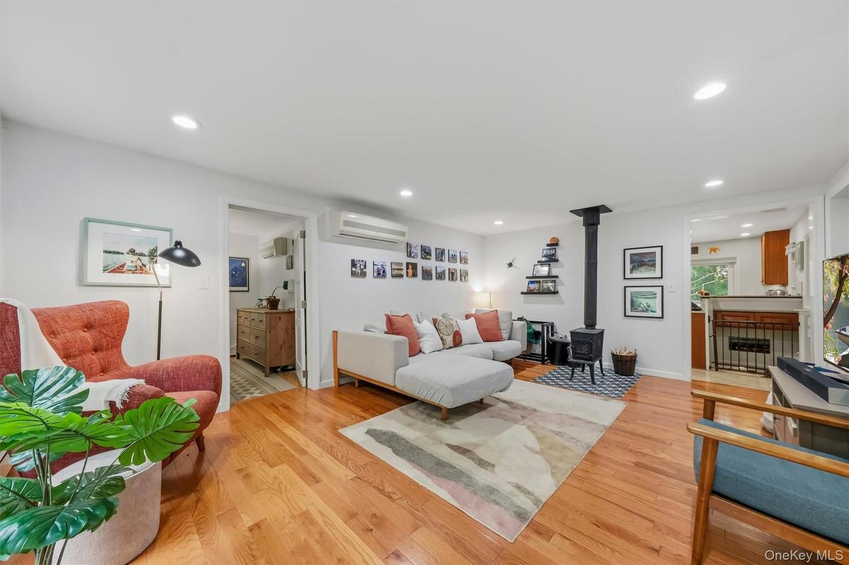 Beautiful hardwood floors add richness and warmth.