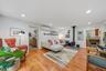 Beautiful hardwood floors add richness and warmth.
