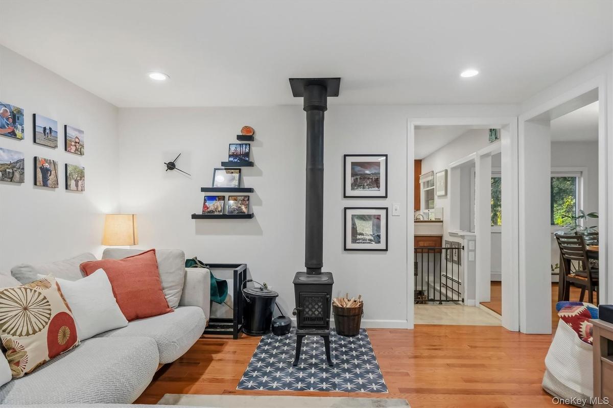 Keep cozy and warm with this adorable wood-stove on cold winter nights.