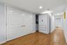 Great closet space and open hallway, recessed lighting.