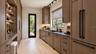 Butler's pantry & private guest entrance. Includes virtual staging.