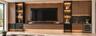Media room. Includes virtual staging.