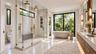 Primary bathroom. Includes virtual staging.
