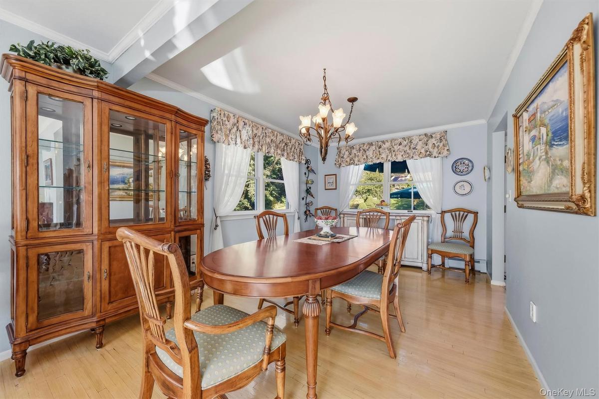 Spacious dining area ideal for formal gatherings