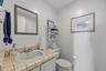 well maintained main level bath