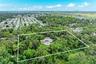 Arial view looking south from the back property