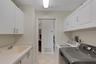 Laundry room with sink and countertop
