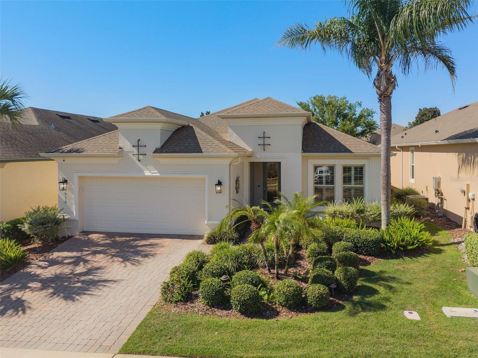 Front View with Beautiful Landscaping/Curb Appeal and the Upgraded "B" Elevation