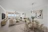 Virtually staged Living Room