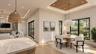 Spacious dining off kitchen