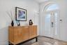 Bright foyer with arched transom