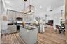 Updated kitchen with large island