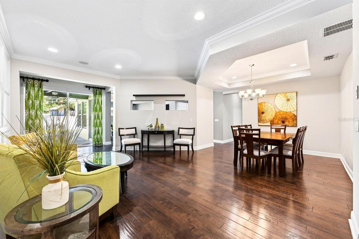 Formal living and dining.