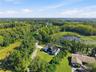 Aerial view of the lot with your privacy and large parcels of neighboring homes and their privacy as well.