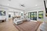 Great Room with 10 and 12 FT Ceilings