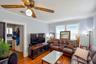 Living room, hardwood floors