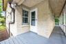 View of backdoor entranceway from porch