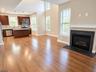 Gas fireplace in family room
