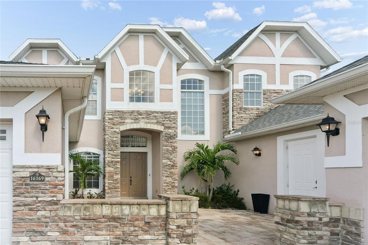 Start with this grand entrance and it's beautiful courtyard.