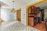 tile floor open breakfast nook area