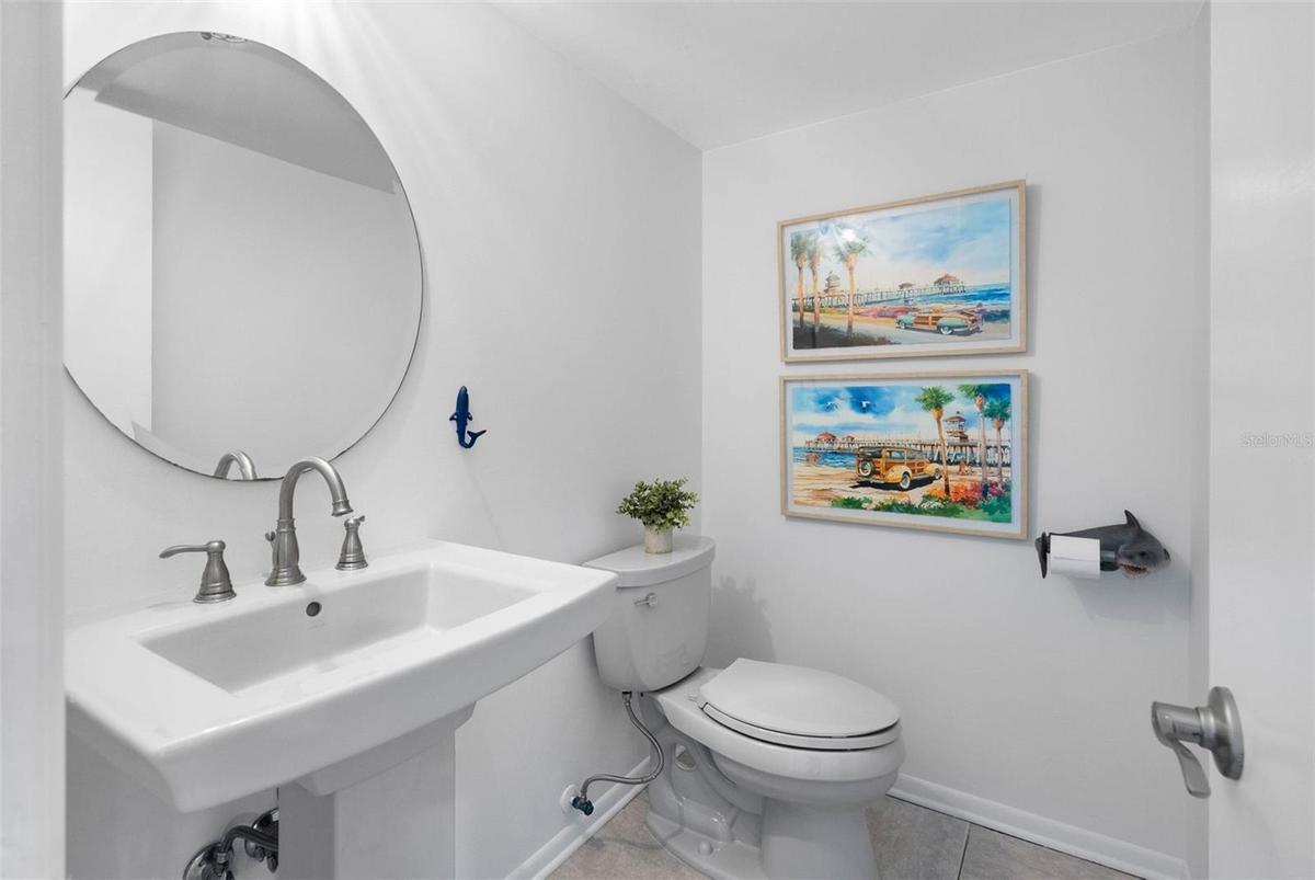 First Level 1/2 Bath