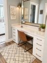 vanity area off the primary bedroom and bathroom