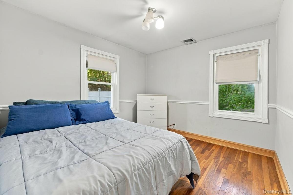 2nd bedroom with hardwood floors