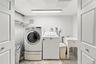 Laundry in the basement