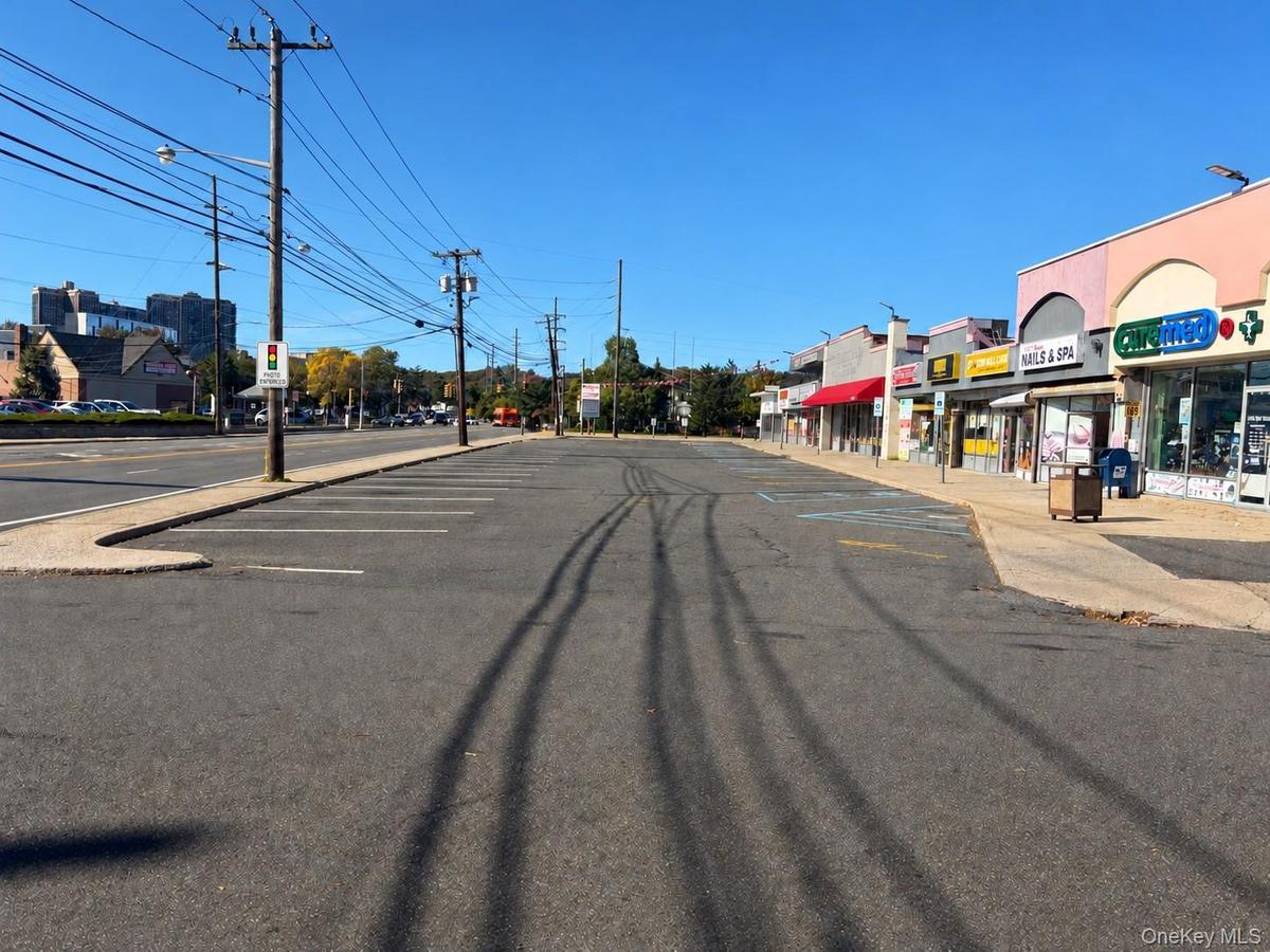 front parking lot