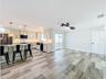 Breakfast Bar island & Living Room