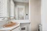 Half bathroom at entrance
