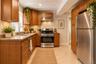 Virtually staged- lower level kitchen