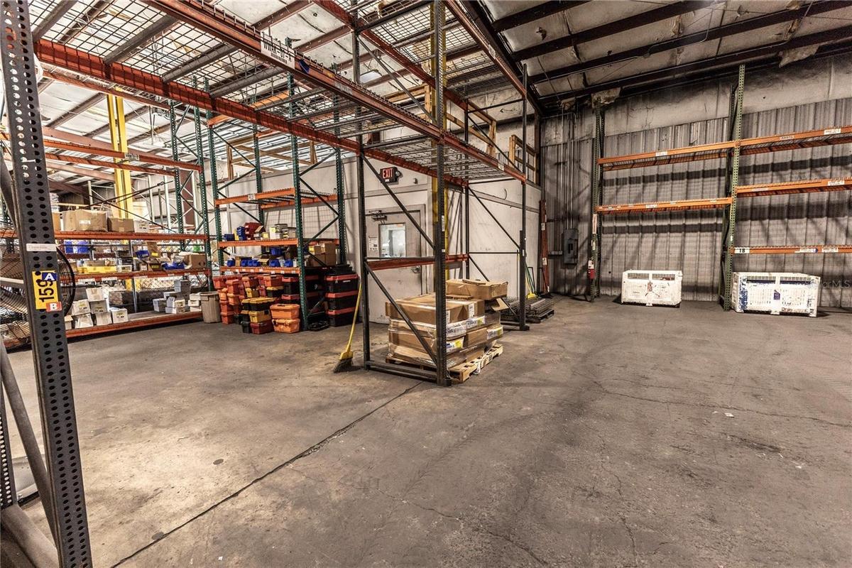 Interior of warehouse