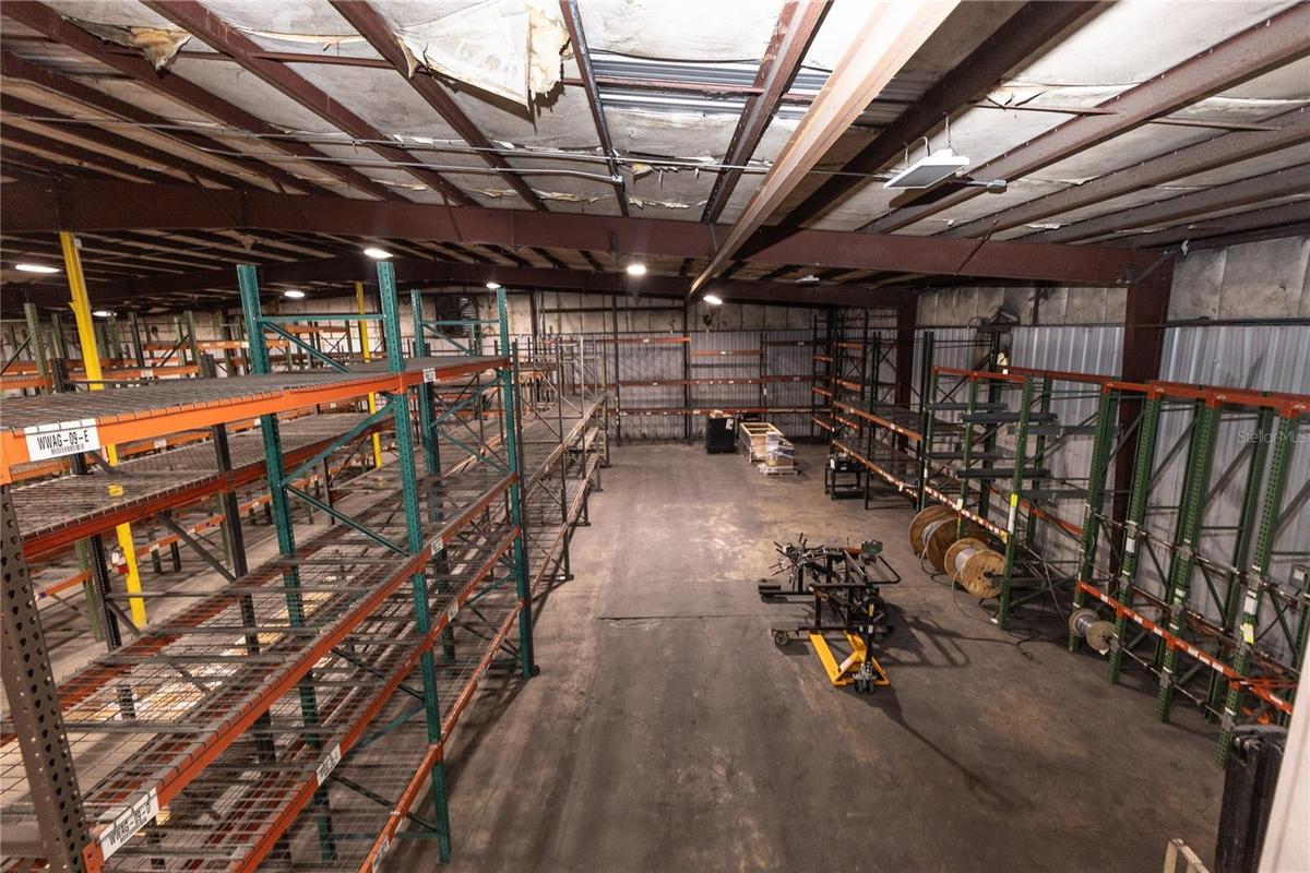 Interior of warehouse