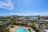Soak in the scenery from your balcony overlooking the resort style pool!
