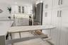 Built in Ironing Board that neatly tucks away.