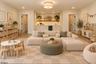 Virtually rendered playroom