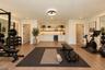 Virtually rendered gym