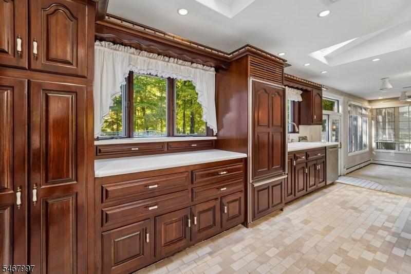 Kitchen Wall of Cabinets