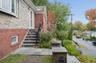 New stone steps and retaining walls.