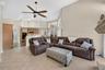 Family room is open to the kitchen