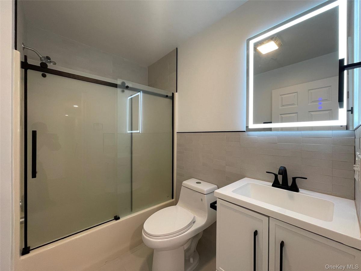 on 2nd floor hall bathroom