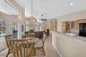 Breakfast nook and Breakfast bar over look the pool