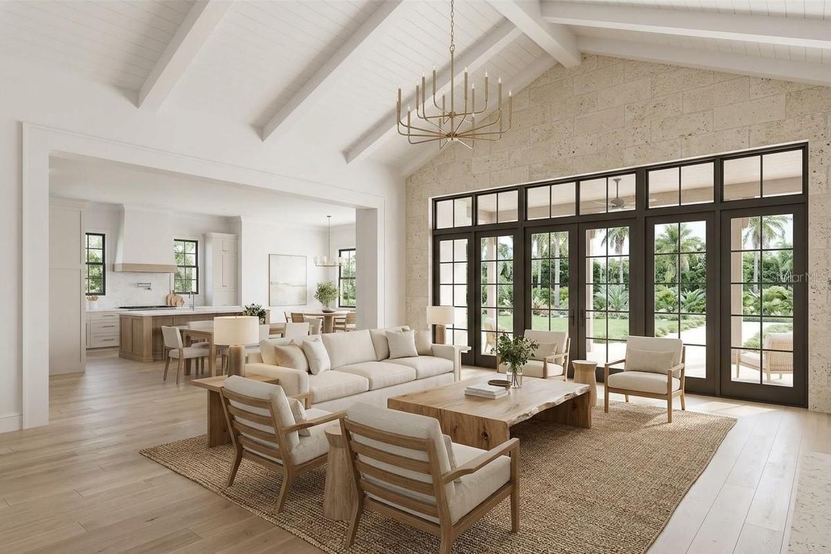 Great room - Artist rendition
