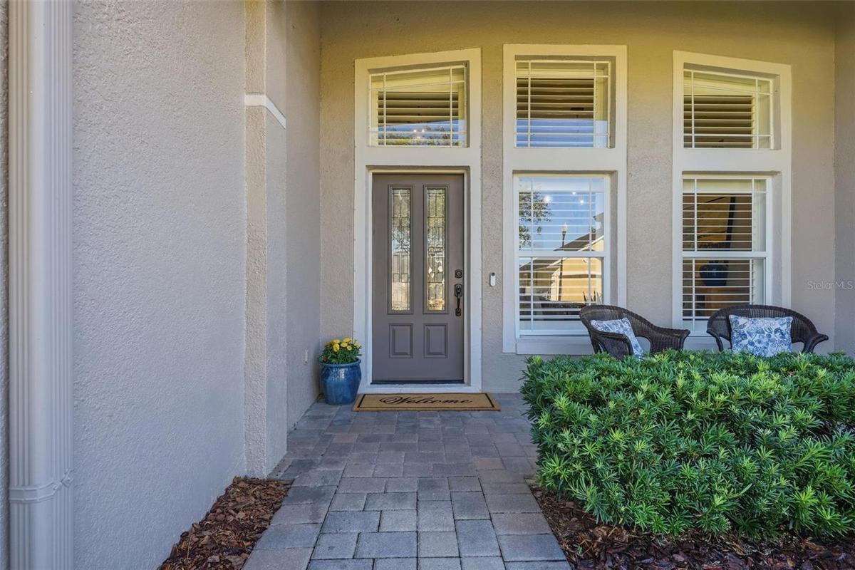 FRONT WALKWAY AND FRONT DOOR