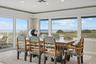 Dining area with stunning beach views